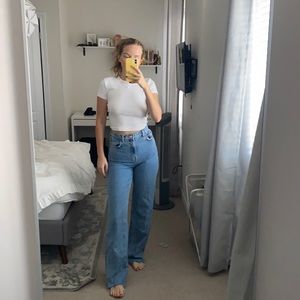 ZARA wide leg jeans